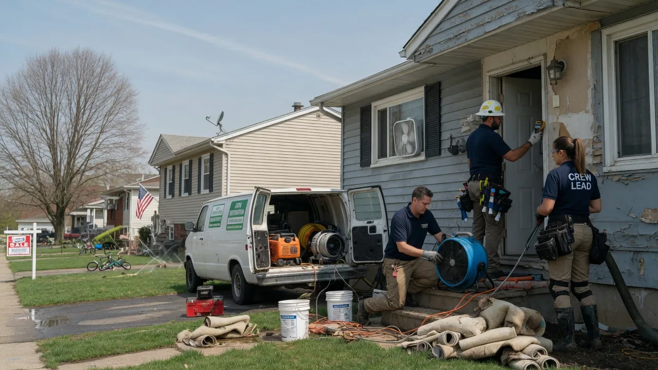 Flood Cleanup in Garrettsville, OH near me