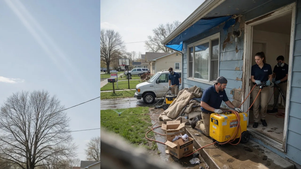 Basement Flood Cleanup in Garrettsville, OH near me